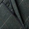 Aesido Mens Slim Fit Herringbone Tweed Wool Plaid Trousers Retro Dress Business Suit Pantsblack30W*32L view 2