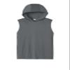 SPORT-TEK Unisex Competitor Sleeveless Hoodie | Light Workout Hoodie for Men & Women, Sleeveless Sweatshirt for Gym Iron Grey view 1