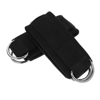 Sosoport Leg Strap for Cable Machine Ankle Cuffs with Padded D-ring Ankle Protection Straps for Safe Fitness Workouts