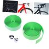 HANABASS 2pairs Road Bike Handlebar Tape Lightweight Bar Ribbon Self-Adhesive Bike Handlebar Strips Cork Plugs Non-Slip Grip for Improved Comfort view 3