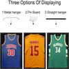 Tieeqe Jersey Frame Display Case 2 Pack -Jersey Display Shadow Box- Lockable Jersey Frame with Hangers and UV Resistant Acrylic-Display Case for Football Baseball Basketball Jersey-Black, Wood view 4