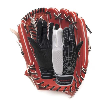 Spider Grip Baseball Inner Glove (Silver, 24[L])