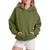 MCILLO Women Hoodies Fleece Oversized Sweatshirt Casual Basic Long Sleeve Athletic Workout Pullover 2023 Fall Trendy (US, Alpha, XX-Large, Regular, Regular, EA-AG) view 2