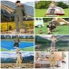 Women's Hiking Pants Convertible Quick Dry Lightweight Zip Off Fishing Travel Safari Pants #2193-Grey-16 view 2