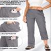 Women's Hiking Pants Convertible Quick Dry Lightweight Zip Off Fishing Travel Safari Pants #2193-Grey-16 view 4