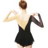 Kmeruoys Figure Skating Clothing for Women and Girls High Elasticity Skating Wear Teamwear (Color : Black, Size : 120CM) view 2