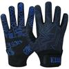 EFAH SPORTS Baseball Batting Gloves for Youth Adult Mens Kids Boys Padded Comfortable Softball Batting Gloves with Super Grip Finger Fit Palms (Blue, Adult Large) view 1