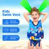 REALIKE Kids Swim Vest Toddler Floaties Adjustable Safety Strap Swimming Aids for Toddlers Children Float Swimsuit, Suitable for Age 2-10 Years/22-88lbs view 2