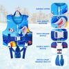 REALIKE Kids Swim Vest Toddler Floaties Adjustable Safety Strap Swimming Aids for Toddlers Children Float Swimsuit, Suitable for Age 2-10 Years/22-88lbs view 3