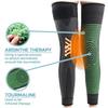 WitmAn Radiofrequency Herbal Thermal Knee SupportMugwort Tourmaline Acupressure Self-Heating Shaping Knee Sleeves Pads (Green,S) view 3