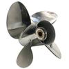 BARDOVEN 4 Blades 75-130HP 13x19 Stainless Steel Propeller 15 Tooth SS Prop Fit for Honda Outboard Motor view 2