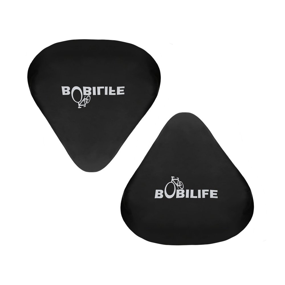 BOBILIFE Rainproof and Sun Protection Bike Seat Cover - Waterproof UV Protection Anti-Dust Bicycle Saddle Cover for Mountain Bike, Road Bike, City Bike and E-Bike, 2 Pack (Large)