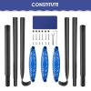 Trampoline Ladder 40'' Long, 3 Step Trampoline Ladder, Trampoline Accessories for Kids and Adults (Blue 3 Step) view 4