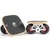 FreeSkates Portable Roller Road Drift Skates Plate, Maple Deck Anti-Skid Plate, Split Skateboard with PU Wheels, high-end Bearings(White) view 2