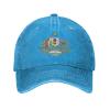 Byoblu Coat of Arms of Australia Denim Trucker Hat Baseball Cap for Men Or Women Cowboy Blue view 2