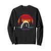 Porcupine Retro Sunset - Cute Porcupine Rodent Animal Lover Sweatshirt view 1