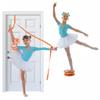 Cheerleading and Figureskating Trainer Stretching and Balance, 2 Pc. Set, Stretching, Disc Core Board and Flexibility Equipment Strap for Dance, Gymnastics, Turning, Stunt