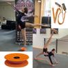 Cheerleading and Figureskating Trainer Stretching and Balance, 2 Pc. Set, Stretching, Disc Core Board and Flexibility Equipment Strap for Dance, Gymnastics, Turning, Stunt view 2