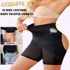 Avidlove Shapewear for Women Butt Lifting Shorts Tummy Control High Waist Thigh Slimmer Panties Black XXL view 2