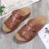 Generic Orthotic Sandals For Women Dressy Womens Orthotic Flips Flops Sandals Arch Support for Flat feet Orthopedic Slides Plantar Fasciitis Comfortable Walking Beach Shoes, 9, Brown view 4