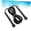 Yardwe Adjustable Skipping Rope for Fitness Training Lightweight Skin-friendly Handles for Boy Girl and Adults Physical Education and Home Workouts Black view 3