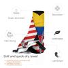 Heart American Flag and Colombia Flag Beach Towel Microfiber Super Soft Beach Towels Quick Dry Towel for Swimmers Sand Proof Beach Towels for Women Men Girls Large Bath Towels 30x60inches view 3