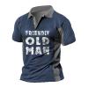 Ymosrh Shirts for Men Fashion, Golf Polo Shirts Short Sleeve Collared Polos Tennis Casual Active Work T Shirts Mens Clothes Large Shirts Short Black Shirt Short Slim Shirt Apparel (5XL, Gray) view 1