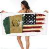 Guatemalans American Flag Beach Towel Microfiber Super Soft Beach Towels Quick Dry Towel for Swimmers Sand Proof Beach Towels for Women Men Girls Large Bath Towels 30x60inches view 1