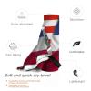 American Flag and Dominican Republic Flag Beach Towel Microfiber Super Soft Beach Towels Quick Dry Towel for Swimmers Sand Proof Beach Towels for Women Men Girls Large Bath Towels 30x60inches view 3