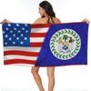 America Flag and Belize Flag Beach Towel Microfiber Super Soft Beach Towels Quick Dry Towel for Swimmers Sand Proof Beach Towels for Women Men Girls Large Bath Towels 30x60inches view 1
