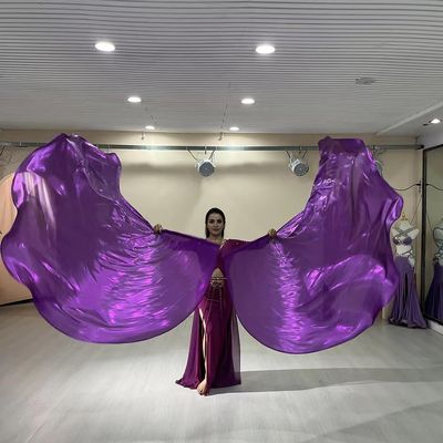1.9 * 1.4m Half Round Flag with Telescopic Pole (Purple)