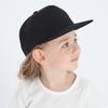 Boolavard Infant to Toddler Kid's Plain Structured Flatbill Snapback Cap (US, Alpha, One Size, Red) view 3