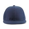 Boolavard Infant to Toddler Kid's Plain Structured Flatbill Snapback Cap (US, Alpha, One Size, Red) view 4