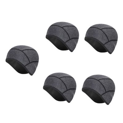 Amosfun 5pcs Liner Hat for Cycling Breathable Unisex Motorcycle Cover for Cold Weather Outdoor Sports Lightweight and Thermal for Running and Skiing