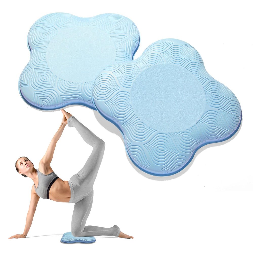 MBKHFLL 2 packs Yoga Knee Pad Cushion Extra Thick for Knees Elbows Wrist Hands Head Foam Pilates Kneeling pad Yoga Knee Cushion Thick Exercise Pads for Knees Elbows Wrist Hands Head Foam Pilates