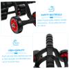 Yardwe Portable Exercise Abdominal Wheel Fitness Roller Wheel Mat Non-slip for Core Strengthening for Levels view 2