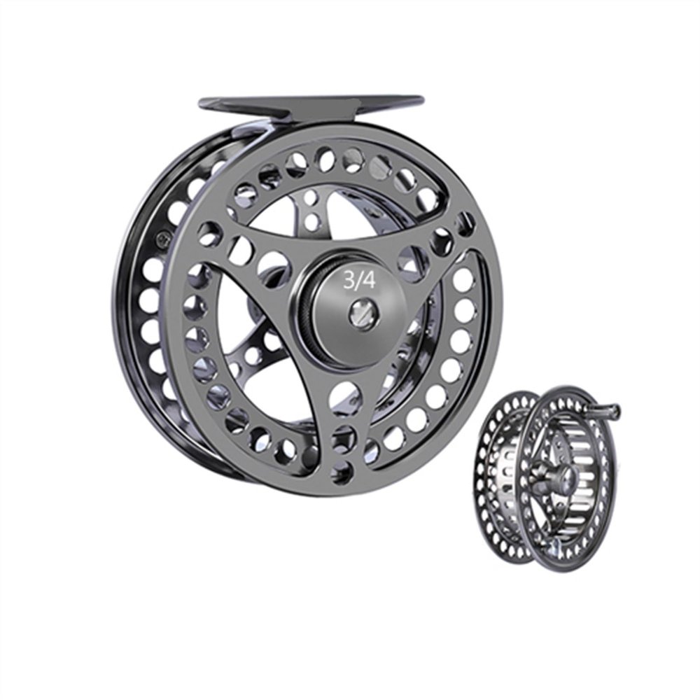 AshiLd Fly Fishing Reel,Fly Reel Fly Fishing Reel 3/4 5/6 7/8 9/10 WT 2+1BB CNC-machined Left/Right Large Arbor Fly Wheel Spare Spool Fishing Tackle (Color : 34 Reel Spare Spool)