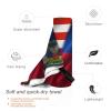 America Flag and Haiti Flag Beach Towel Microfiber Super Soft Beach Towels Quick Dry Towel for Swimmers Sand Proof Beach Towels for Women Men Girls Large Bath Towels 30x60inches view 3
