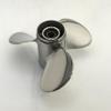 BARDOVEN 25-30HP 9.9X12 Stainless Steel Propeller 10 Tooth SS Prop Fit for TOHATSU Outboard Motor, FITTED, SILVER view 2
