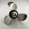 BARDOVEN 25-30HP 9.9X12 Stainless Steel Propeller 10 Tooth SS Prop Fit for TOHATSU Outboard Motor, FITTED, SILVER view 3