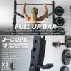 Synergee 2200 Series Folding 95" by 41 Squat Rack with J-Cups & Adjustable Pull Up Bar. Power Cage with 750lb Capacity. Power Cage. view 4