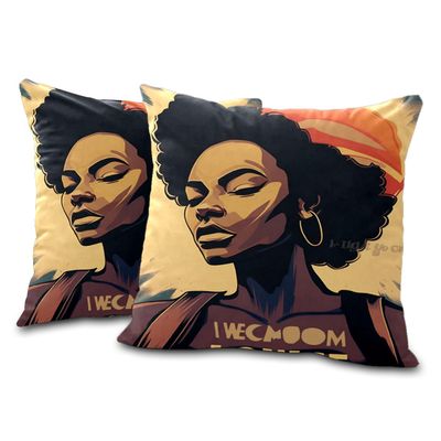 AQUNNEW Deluxe Lint Throw Pillow Covers Girl Double Sided and Ultra Soft Transform Your Home with Our Elegant and Comfortable Design Perfect for Enhancing All Season Decor