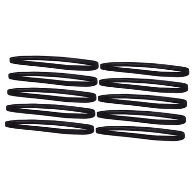 Housoutil 10pcs Elastic Sports Headbands for Men and Women Non- Running Headwraps for Basketball and Tennis Comfortable Sweat Absorption Fashionable Design