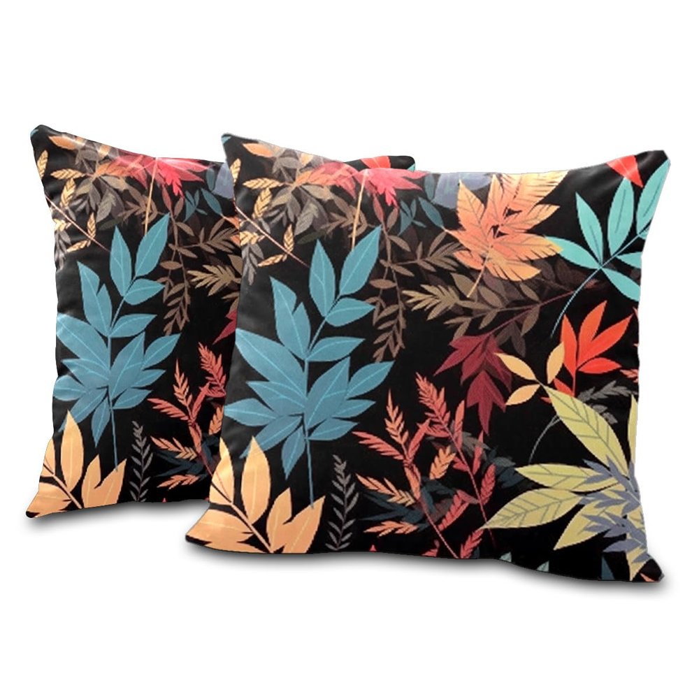 AQUNNEW Deluxe Lint Throw Pillow Covers Double Sided and Ultra Soft Transform Your Home with Leaf Our Elegant and Comfortable Design Perfect for Enhancing All Season Decor