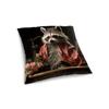 AQUNNEW Deluxe Lint Throw Pillow Covers Double Sided and Ultra Soft Transform Your Home with Raccoon Our Elegant and Comfortable Design Perfect for Enhancing All Season Decor view 3