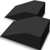 2 Pack Squat Wedge Blocks, Supportive Foot Wrist Exercise Wedge Blocks for Squat,Yoga, Pushup, Balance, Stretch, Strength, Pilate, Plank, Physical Therapy, EVA Riser Block for Men Women