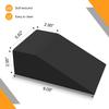 2 Pack Squat Wedge Blocks, Supportive Foot Wrist Exercise Wedge Blocks for Squat,Yoga, Pushup, Balance, Stretch, Strength, Pilate, Plank, Physical Therapy, EVA Riser Block for Men Women view 2