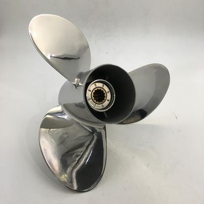 BARDOVEN 35-50HP 11.4X12 Stainless Steel Propeller 13 Tooth SS Prop for TOHATSU Outboard Engine, FITTED