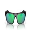 Costa Man Sunglasses Matte Black Frame, Green Mirror Lenses, 57MM view 1