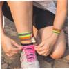 Kisangel 10pcs Reflective Sports Wristband Running Leg Straps Safety Tape for Women Night Running Led Leg Bands Noticeable Waistbands Outdoor Safety Accessories view 2